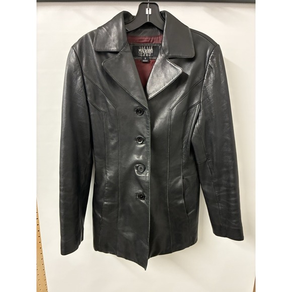 Pelle Studio Jackets & Blazers - Women's Wilsons Black Leather Pelle Studio Jacket Size Small